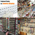25 Pack Pegboard Hooks Accessories, 4 Inch Organizer Kit for Garage Tool Storage