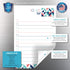 Dry Erase To Do List Vinyl Whiteboard Sticker Decal by Glassboard Studio, Removable & Reusable - 6 x 9 inches