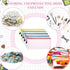 Sherr 120 Pcs Mesh Zipper Pouch Bulk, Small Waterproof Document Pouch with Zipper for School Office Travel