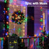 66FT 200 Brizled Smart Christmas Tree Lights, LED Color Changing Bubble Candle String Lights App & Voice Control, Warm