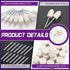 82Pcs Polishing Buffing Wheel Kit, Compatible with Dremel Rotary Tool, Different Shapes, 1/8" Shank