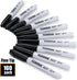 Black,160 Pack Dry Erase Markers Bulk Fine Tip,Low Odor Quick-Drying Whiteboard Markers for Office Home School Writing