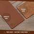 BeaverCraft Stropping Leather Strop for Knife Sharpening, Kit with Honing Strop and Polishing Compound