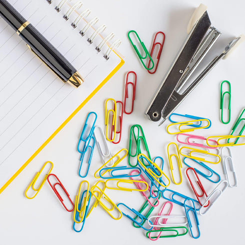 Pencil Grip The Classics Paper Clip, Assorted Colors, 2.0 Inch, 30 Count Box (TPG-238)