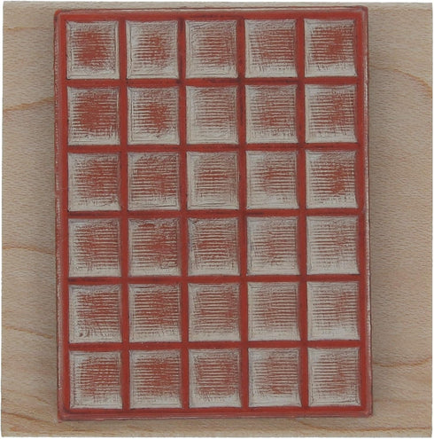 ExcelMark Wooden Rubber Stamp - Guitar Chord Chart, 5 Frets