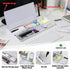 Green Plain Desktop Glass Whiteboard, Perfect Desk Board for Home, Office, and School, Glass Dry Erase Board