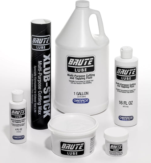16 oz XLUB-WAX-16 Champion Cutting Tool BruteLube Tub Cutting Wax Lubricant: