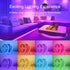 100 44 FT LED Lights For BedroomWith Key Infrared Remote Control And Bluetooth Application Smart LED Strip Lights