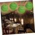 DIYEAH Paper Sphere Lamp Shade Green Decorative Light Cover for Ceiling Table and Floor Lamps Warm Atmosphere Bedroom