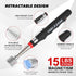 17" Handle,10Lb Tray,15Lb Pen,3Pcs Set TOOLEAGUE Rolling Magnetic Sweeper with Wheels,Telescoping Adjustable Capacity