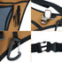 KUNN Garden Tool Waist Belt, 4 Deep Pockets Tool Apron for Gardening, Electricians, Florists, Plumbing