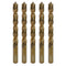 1/2 Inch Cobalt Drill Bits, 5pcs Heavy-Duty M35 Cobalt Metal Drill Bit Set for Steel and Cast Iron
