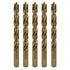 1/2 Inch Cobalt Drill Bits, 5pcs Heavy-Duty M35 Cobalt Metal Drill Bit Set for Steel and Cast Iron
