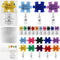 ReliThick 30 Set Employee Appreciation Gifts Bulk, Puzzle Badge Reel with Thank You