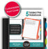 IQ+ iScholar 5-Subject Poly Cover Wirebound Notebook, College Ruled, 11 x 8.5 Inch Sheet Size, 200 Sheets, Black (59906-BK)
