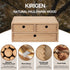 Kirigen Natural Wooden Desktop Organizer - Office Supplies Filing Tidy Storage Shelf with 3 Drawers (NA, 2-Layer & 3