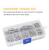 binifiMux Assortment Kit for 3D Printer, Machine, Stainless Steel 304, #6-32 Pan Head Phillips Screws, Nuts, Washers,