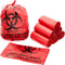 No Leak, Hospital Grade Biohazard Waste Bags 100 Pk. 10 Gallon, 24"