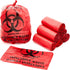 No Leak, Hospital Grade Biohazard Waste Bags 100 Pk. 10 Gallon, 24"