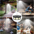 1200LM 288LED 8-Faces 5 Solar Shed Light Indoor Outdoor Solar Powered Pendant Daywork Light Motion Sensor with Lighting