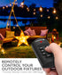 100 15A 1/2HP, Fosmon Outdoor Light Timer Outlet with Remote Control, Waterproof Dusk to Dawn Plug-in Timer