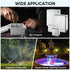 TICONN Waterproof Electrical Junction Box IP67 - ABS Plastic Enclosure with Hinged Cover and Mounting Plate