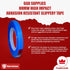 GGR Supplies T.R.U. UHMW High Impact Abrasion Resistant Slippery Tape with Acrylic Adhesive, 36 Yards (1/2" (12.5mm))