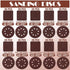 Jamiikury Set, 5 Inch 40/60/80/100/120/180/240/320/400/600 Pack 200 Sanding Discs Orbital Sander Sandpaper Hook