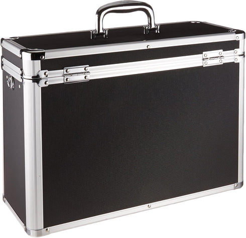 Vaultz File Organizer Storage Box - 14 x 7.25 x 12 Inch Portable Locking Totes for Office Documents