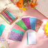 Sherr 16 Pcs Glitter Notebooks and Pens, Mini Pocket Notepads, Colorful Ballpoint Pens for Kids and Office Supplies