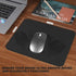 Mouse Pad with Non Slip Rubber Base, Upgraded Gaming Mat, Black Premium Textured Waterproof Mousepad