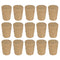MECCANIXITY 11.1x8.3x15.9mm Tapered Cork, Natural Wooden Leakproof Soft Stoppers for Wine, Beer, Crafts, Pack of 15