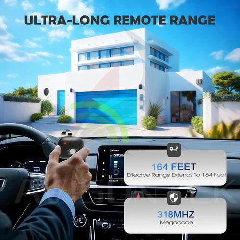 Avisontek 2 MCT-11 LD033 LD050 LS0503 X Megacode Linear Garage Door Opener Remote, Year Warranty