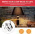 Creative Hobbies ML93HK Black Finish Make-A-Lamp Kit with All Parts Needed and Instructions for DIY Lamp Design or Repair by Creative Hobbies