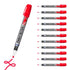 Markal 96962 Paint-Riter+ Liquid Paint Marker, Oily Surface, Bold Mark Size 1.8", Red, 12-Pack