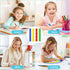jiexiato Set Sensory Pencil Grips for Kids and Adults, Silicone Pencil Sleeve Educational Tools for Autism & ADHD