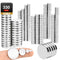 TRYMAG Rare Earth Magnets 330Pcs, Small Strong Magnets in 5 Sizes for Whiteboard, Refrigerator, DIY Crafts