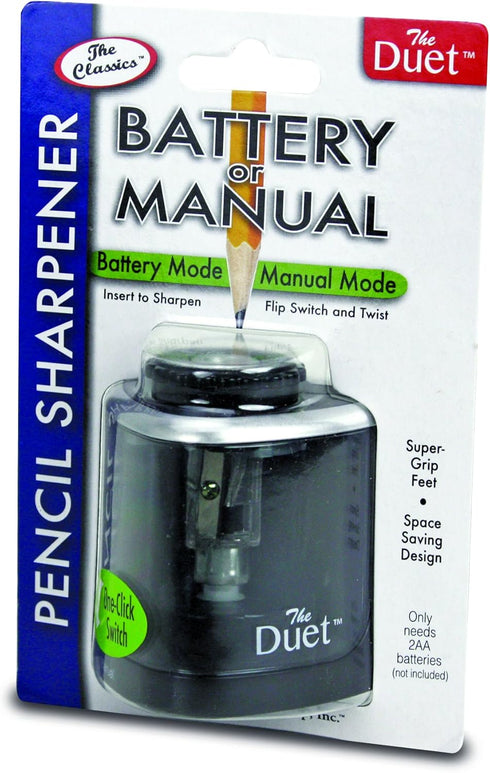 The Duet Pencil Sharpener, Black