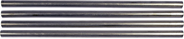 Dorman 800-633 12 In. Straight Rigid Aluminum Tubing, 1/2 In. OD, 4 Pack Universal Fit