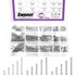 Swpeet 240Pcs Stainless Steel Compression Springs Assortment Kit, Mini Extension Springs for Shop Repairs