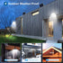 5 3000LM, INDARUN Solar Shed Light Indoor Outdoor, Solar Motion Lights with Modes, Up to Waterproof Pendant Barn Lights