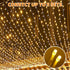 Etinga 200 66ft 8 200 66ft) LED String Lights Warm White, Plug in Fairy Lights with Lighting Modes, Indoor Outdoor