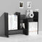 MASAKA B&W Japanese Style Desktop Organizer, Double H Plants Display Shelf, Adjustable Stackable Office Supplies