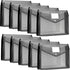 Epakh 10 Pcs Plastic File Folders Envelope, A4 Size Expanding Wallet Organizer with Snap Closure, Waterproof