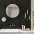 Black Gold Granite Contact Paper, Peel and Stick Waterproof Marble Wallpaper for Kitchen Countertops