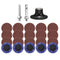 HARFINGTON 23pcs Quick Change Discs Set 2" Roll Lock Sanding Discs with
