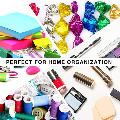 Carrotez Makeup Organizer, Clear Drawer Organizer, Plastic Vanity Organizer for Makeup, Bathroom, Desk, Office