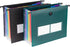 Hanging File Folders Set, Letter Size, 2 Pack, 14 Pocket Plastic Expandable Folders for Receipt Organizer