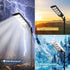 Lights,448LEDs 20000LM IP66 Viruhaka Solar Outdoor Street Lights with Hight Brightness, Waterproof Security Flood