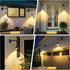 3 (2 Pack, Solar Barn Lights Outdoor, Dusk to Dawn Outdoor Wall Sconces, Lighting Modes with Motion Sensor, Waterproof